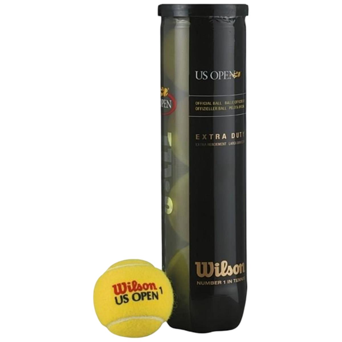 Set 4 mingi de tenis Wilson US Open Extra Duty