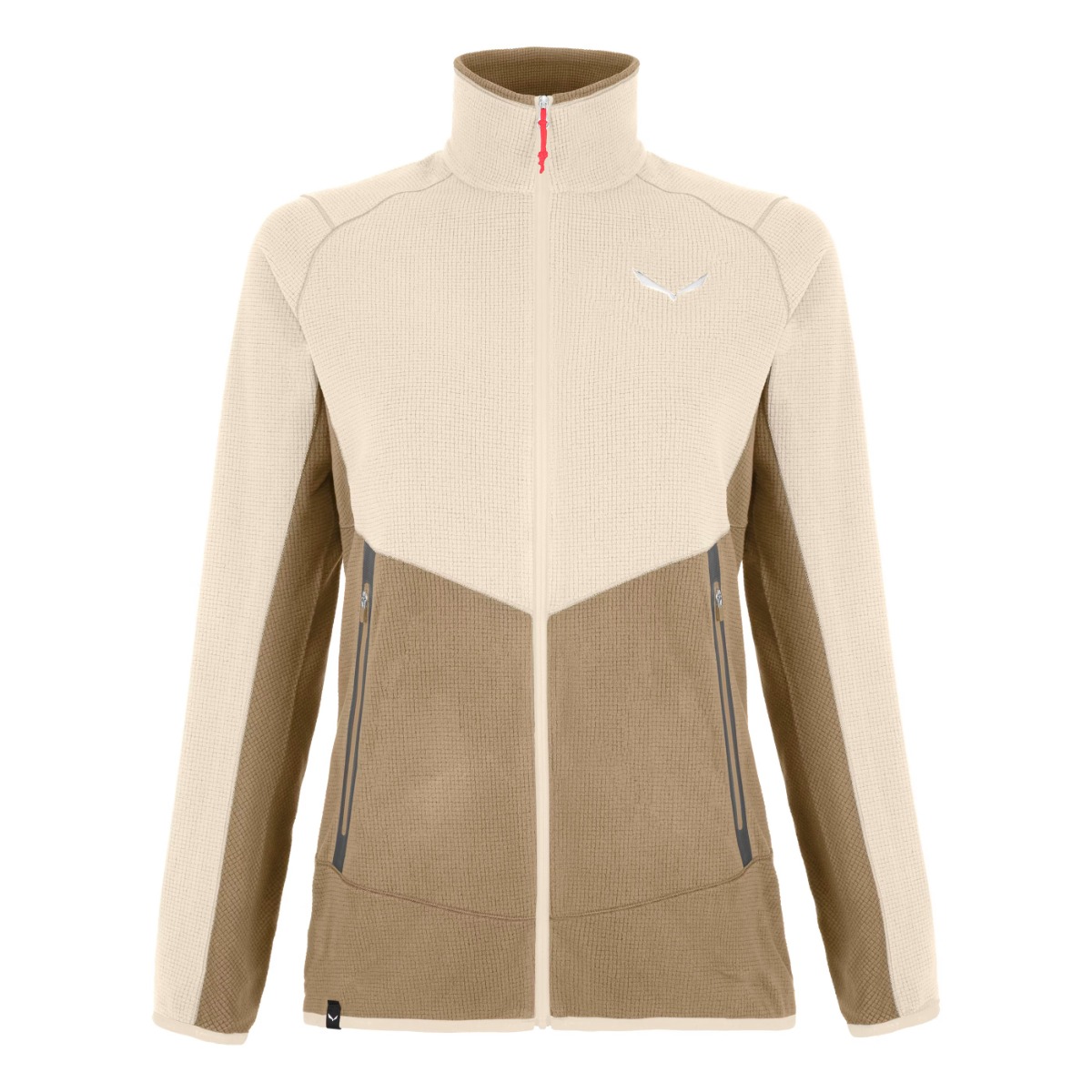Fleece trekking dama Salewa Paganella Polarlite FW 2025-Bej/Maro-40/34