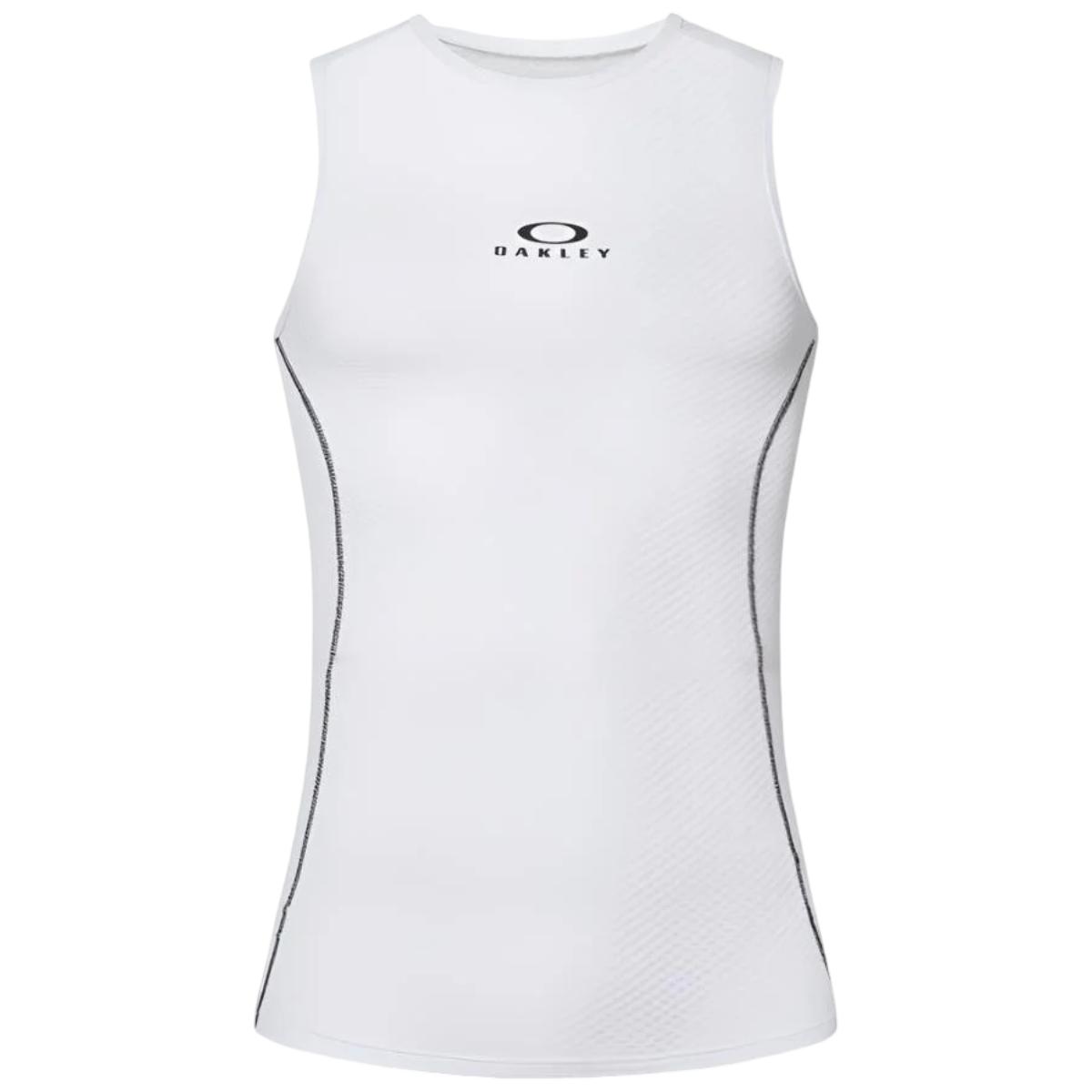 Maiou ciclism barbati Oakley Endurance Base Layer SS 2026-Alb-S