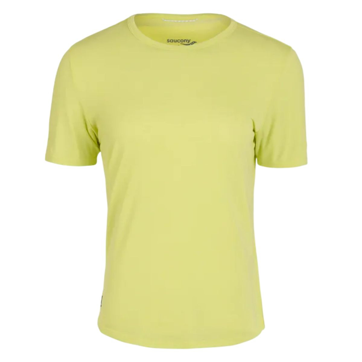 Tricou alergare dama Saucony Stopwatch-Galben-XS