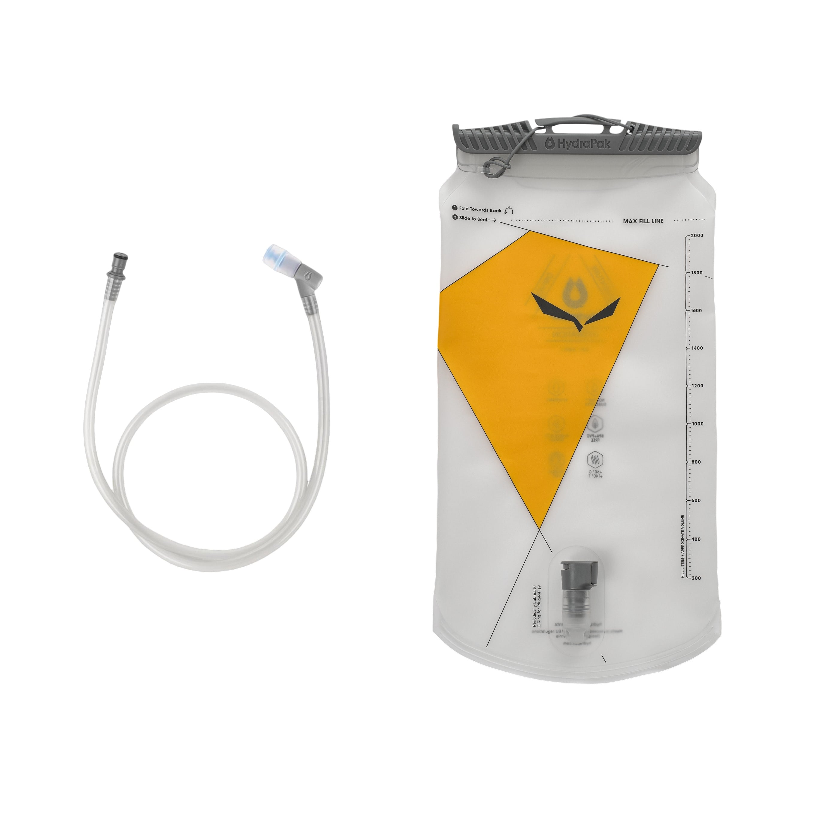 Recipient hidratare Salewa Transflow 2 L-Alb/Galben
