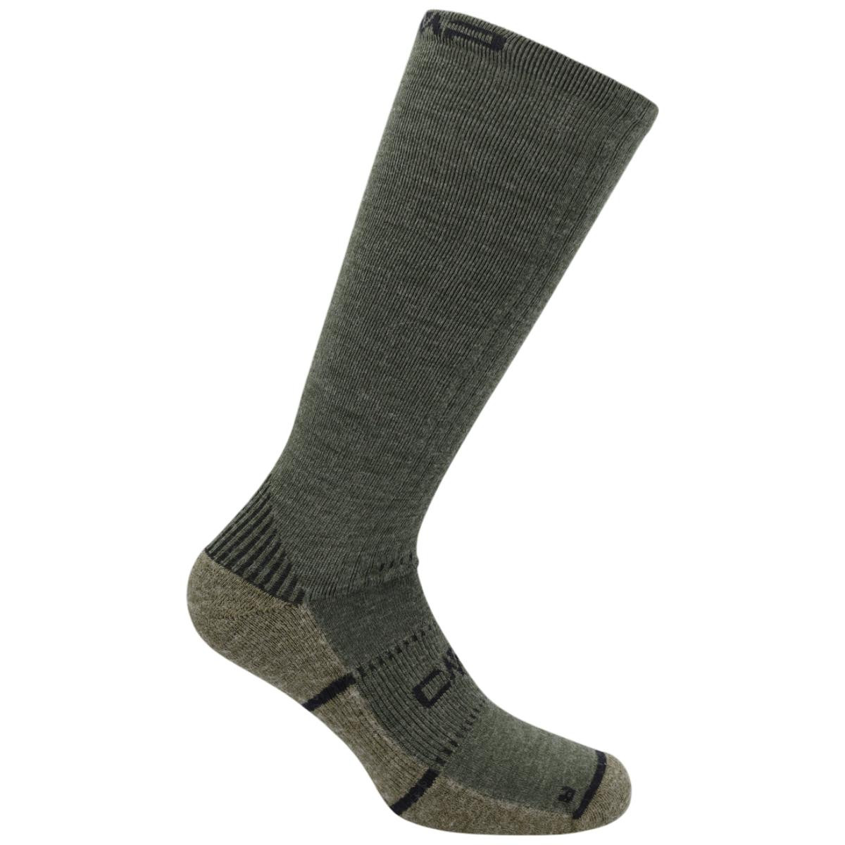 Sosete trekking barbati CMP Merinos Long FW 2026-Kaki/Negru-39-42