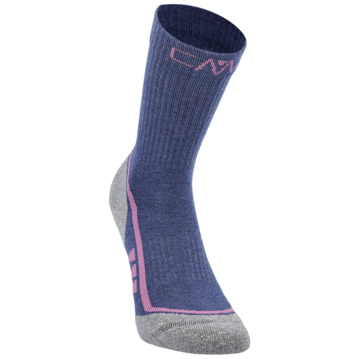 Sosete dama CMP SuperSoft50 SS 2026-Bleumarin/Gri-36-38