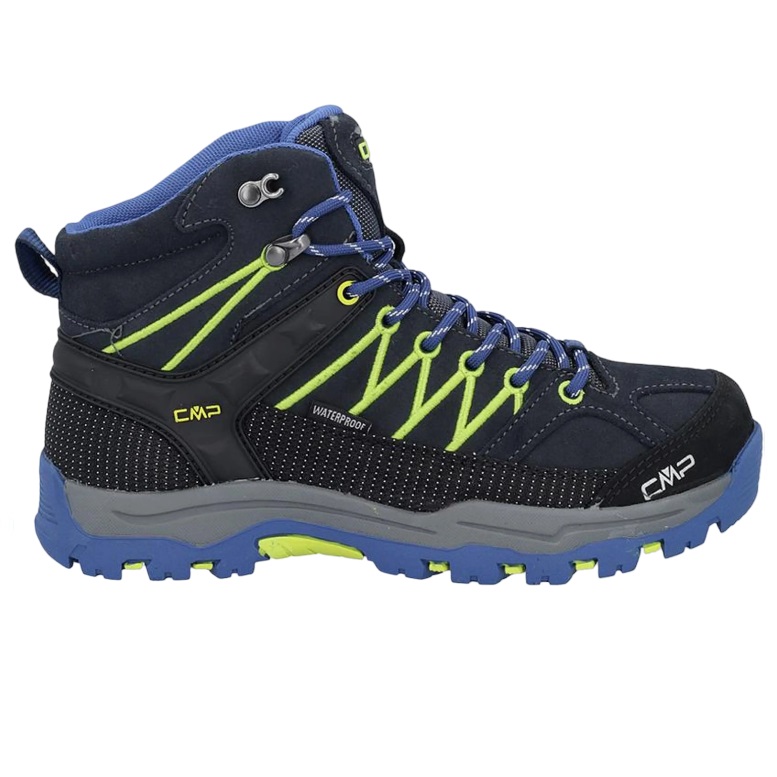 Bocanci copii CMP Rigel Mid Junior Trekking 3Q12944J-Albastru/Lime-41