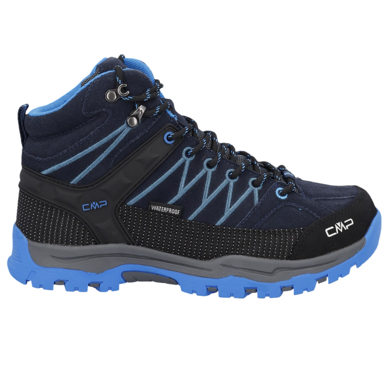 Bocanci copii CMP Rigel Mid Junior Trekking 3Q12944J-Albastru/Negru-38