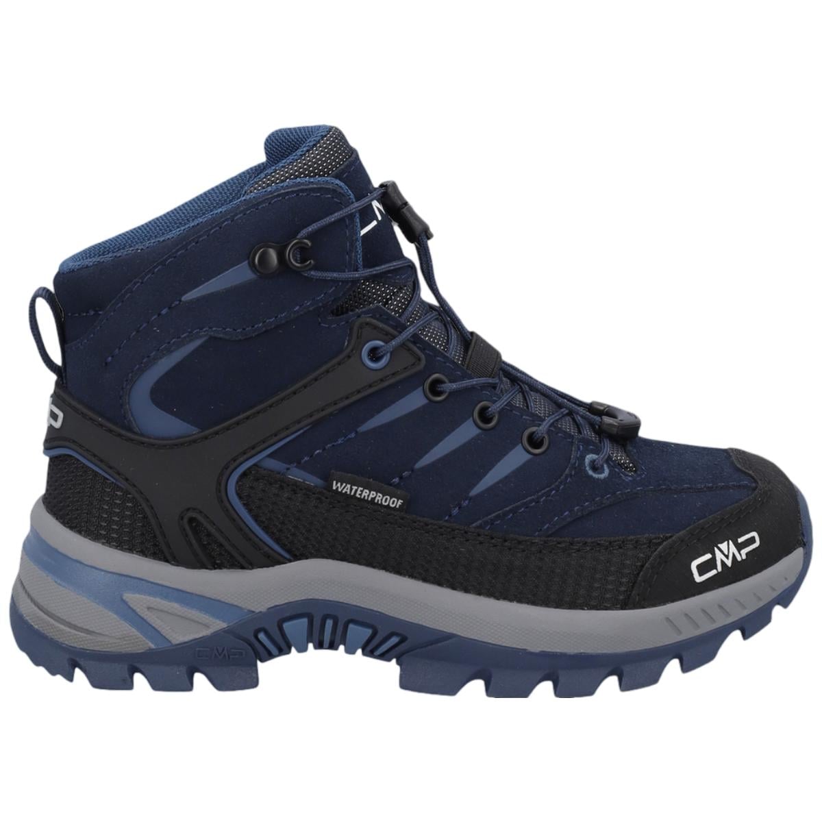 Bocanci trekking copii CMP Rigel 2.0 Mid WP FW 2026-Bleumarin/Negru-33