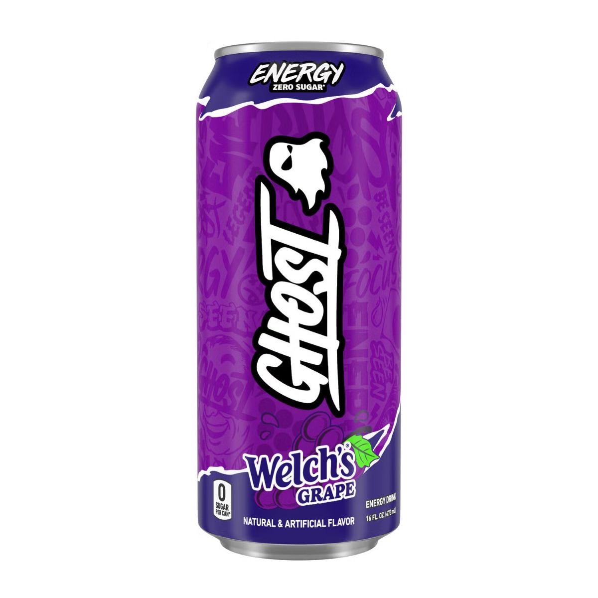 Bautura Energizanta cu Aroma de Struguri Welch?s Ghost Energy Drink With Welch's Grape Flavor 473 Ml