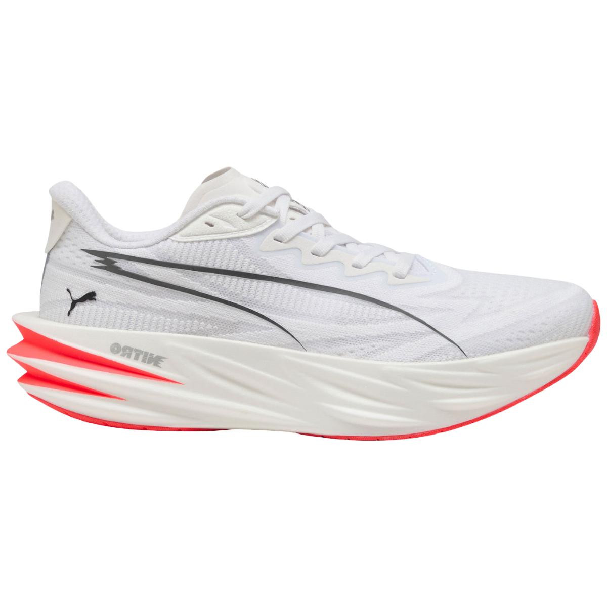 Pantofi alergare dama Puma Deviate Pure Nitro FW 2026-Alb/Rosu-37 1/2