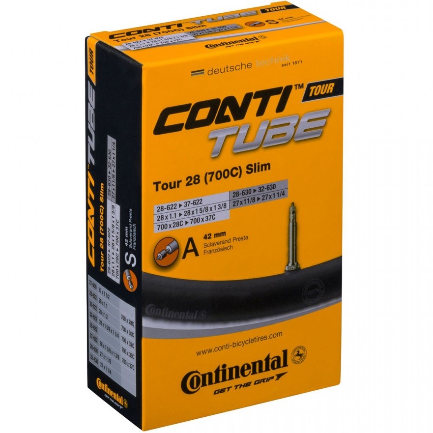 Camera Continental Tour 28" Slim 28/37-622/630 28x1.1-1 5/8x1 3/8 S42