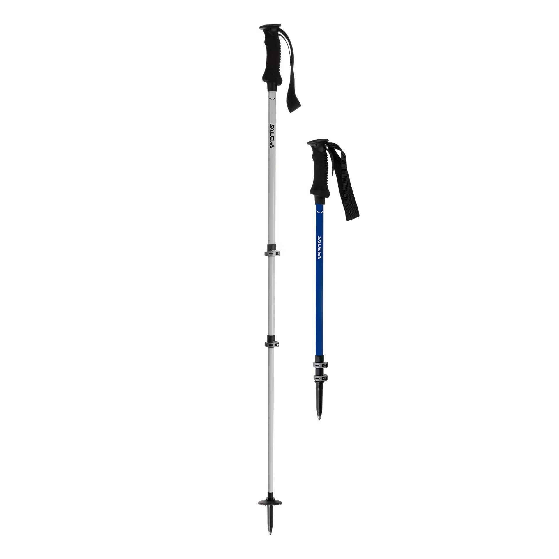 Bete trekking Salewa Puez Aluminium Pro-Albastru/Alb-ajustabila 105-140 cm