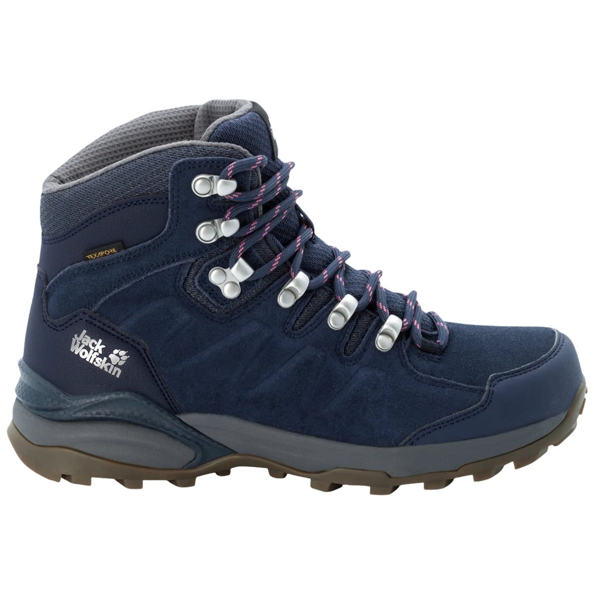 Ghete trekking dama Jack Wolfskin Refugio Texapore Mid FW 2026-Bleumarin-36