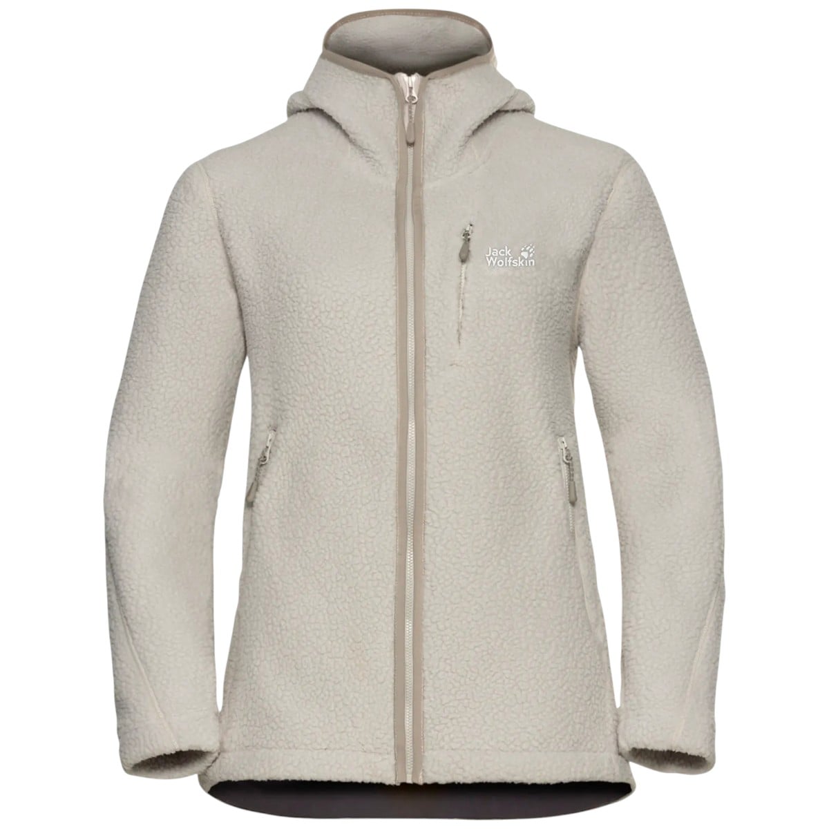 Fleece dama Jack Wolfskin Cradle Mountain Pile-Crem-XS