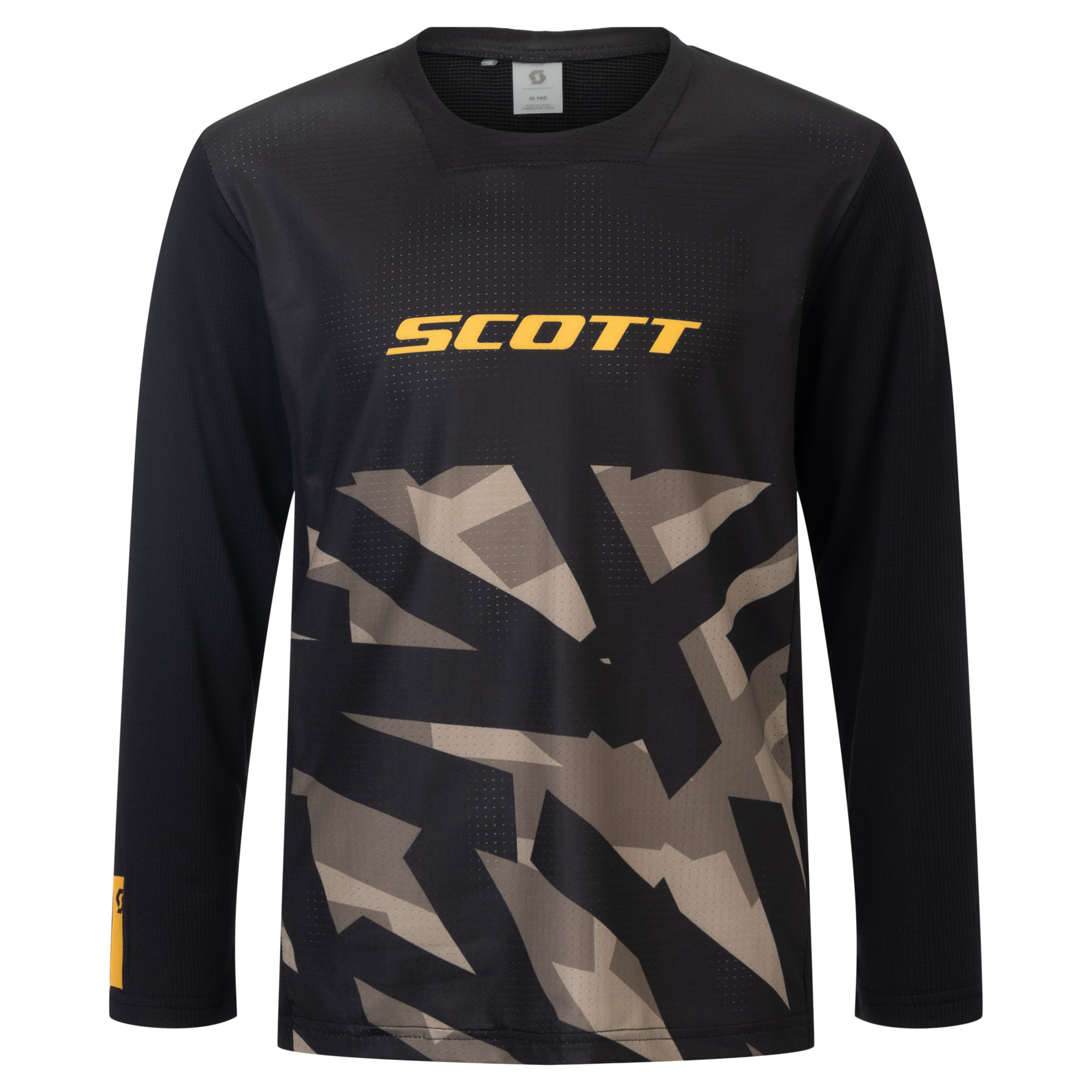 Bluza ciclism copii Scott Vertic Delta 2026-Negru/Maro-140
