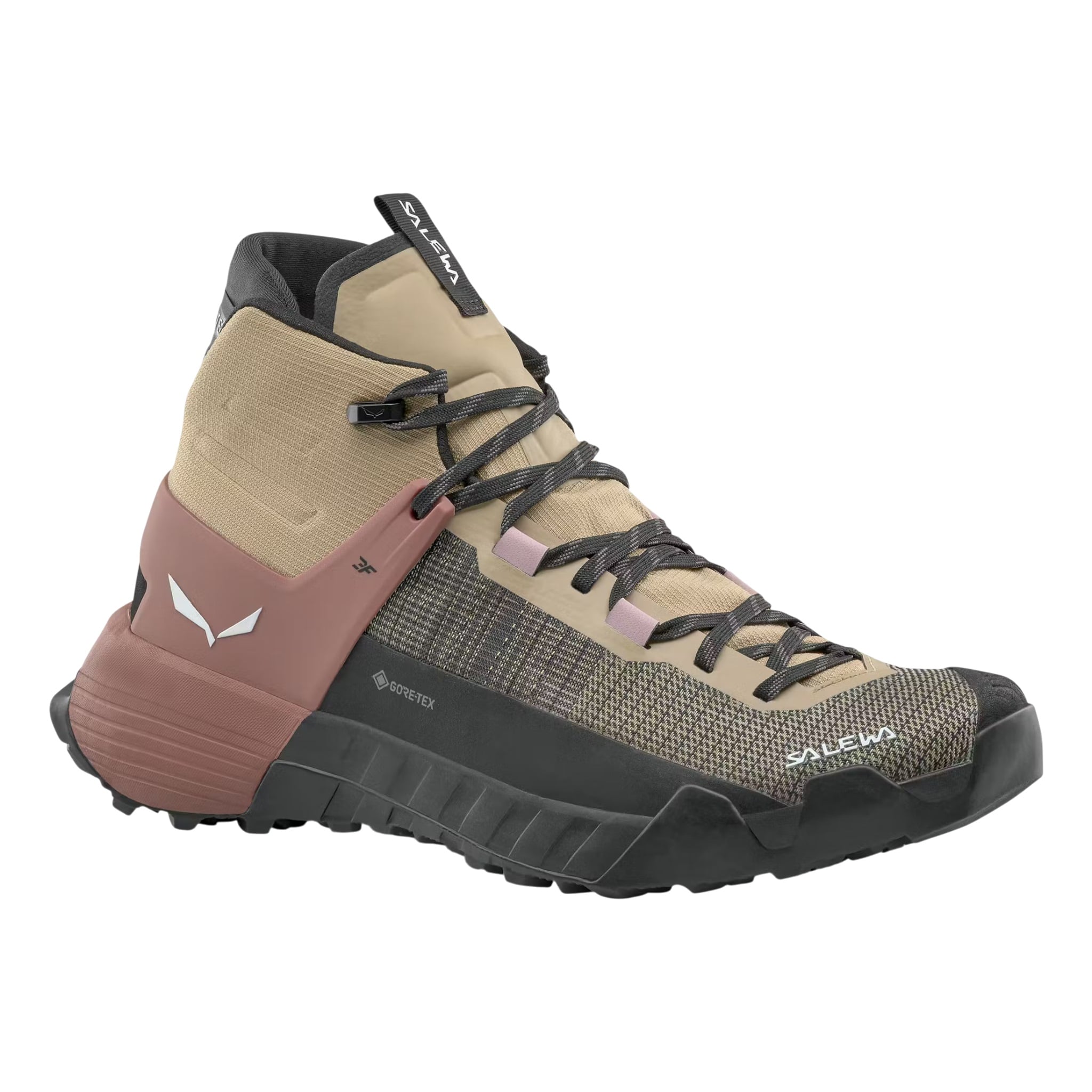 Ghete trekking dama Salewa Wildfire NXT Mid Gore-Tex-Bej/Negru-38