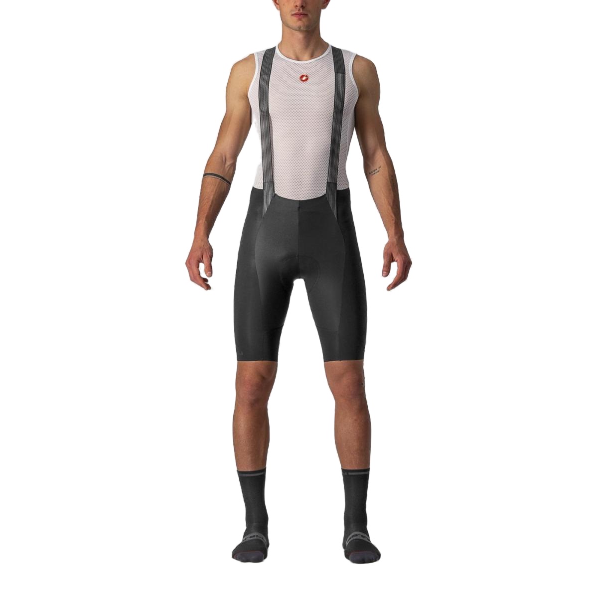 Pantaloni scurti ciclism cu bretele barbati Castelli Free Aero RC SS 2024