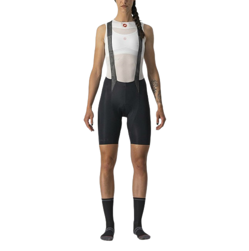 Pantaloni scurti ciclism cu bretele dama Castelli Free Aero RC