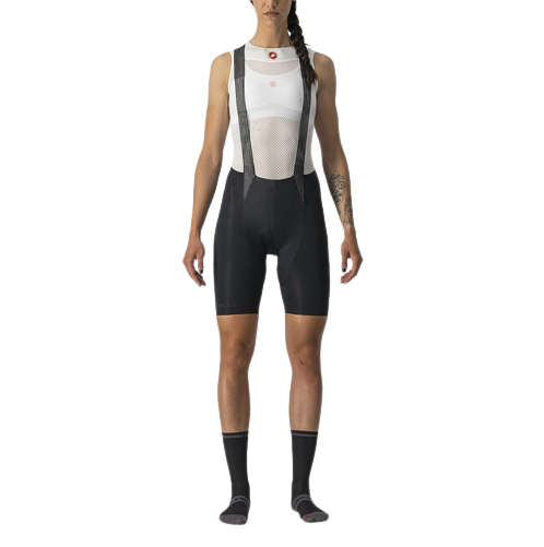 Pantaloni scurti ciclism cu bretele dama Castelli Free Aero RC