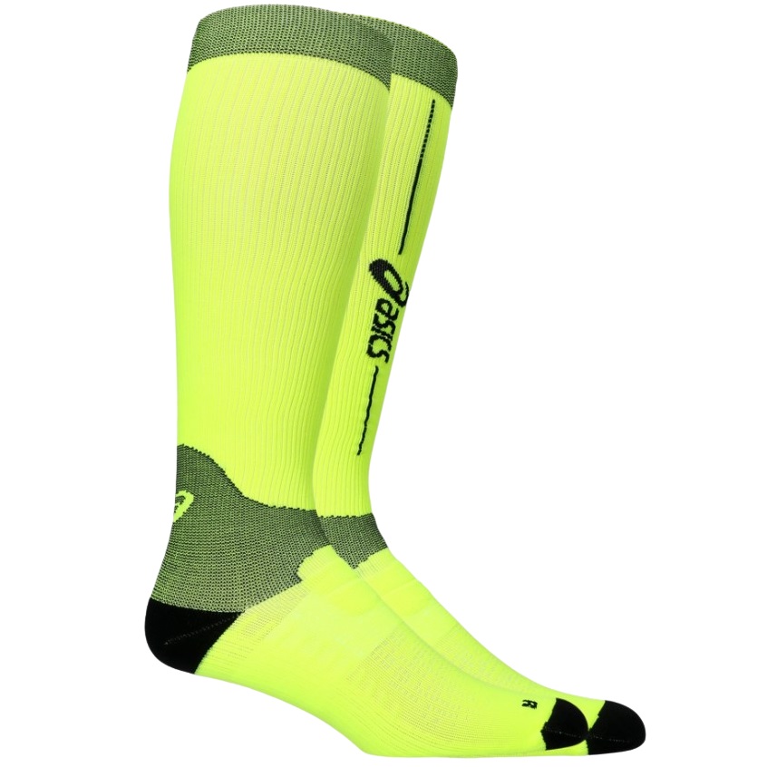 Sosete compresie alergare Asics Performance Compression FW 2024-Lime/Negru-S