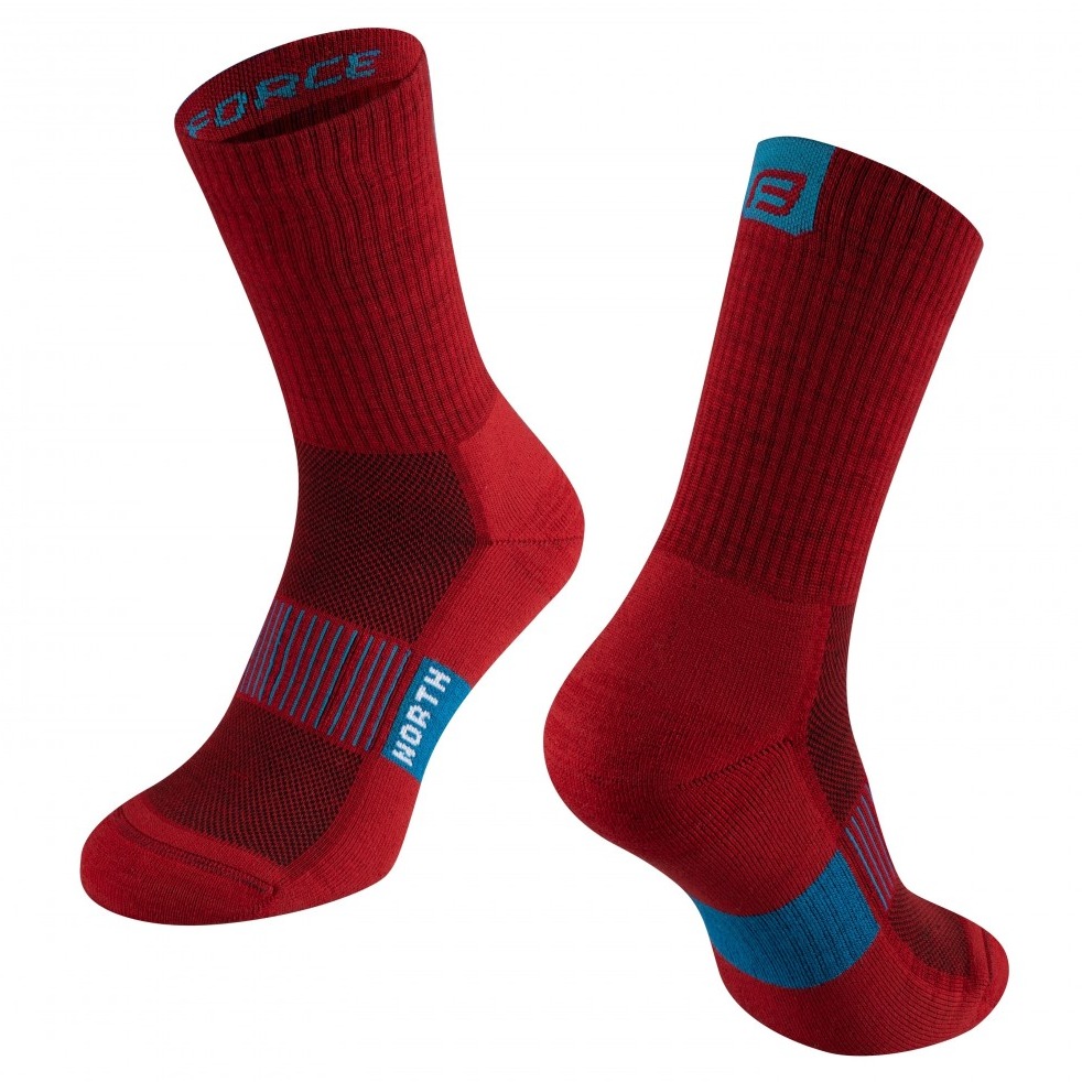 Sosete Force North Red-Blue