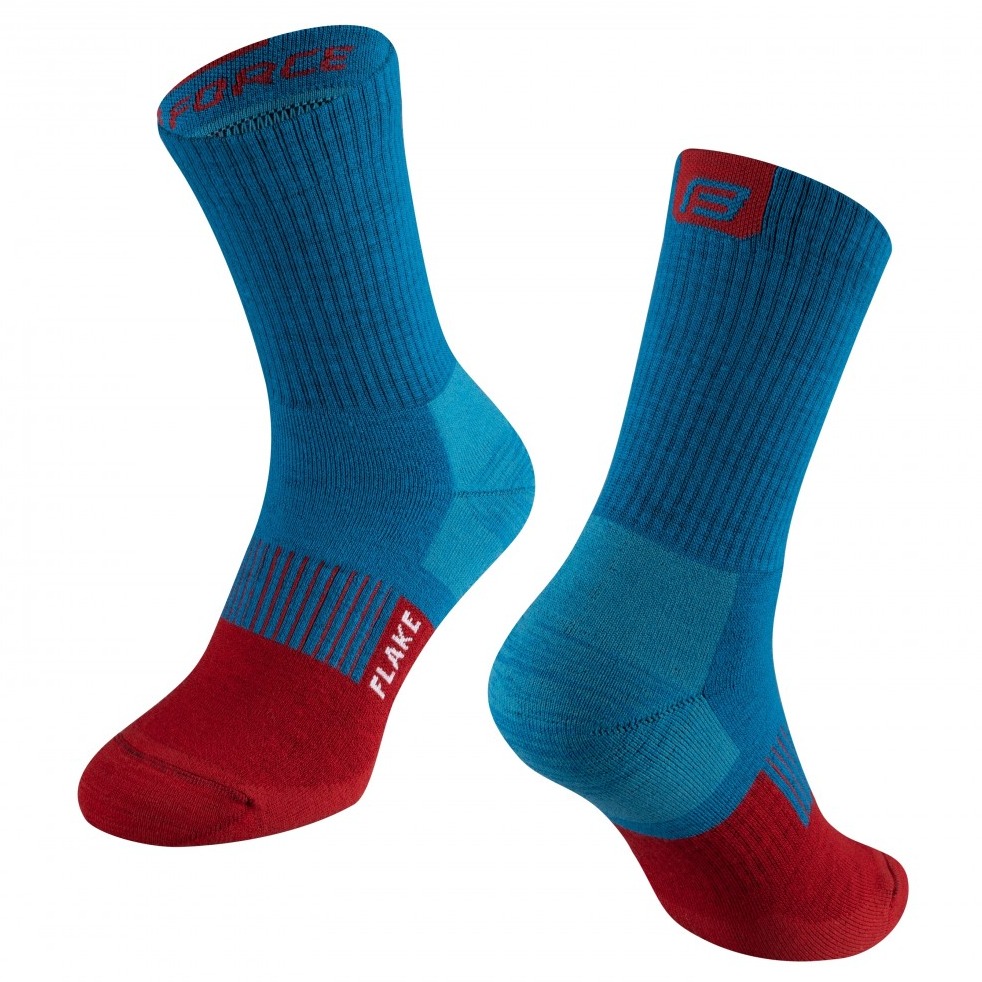 Sosete Force Flake Blue-Red