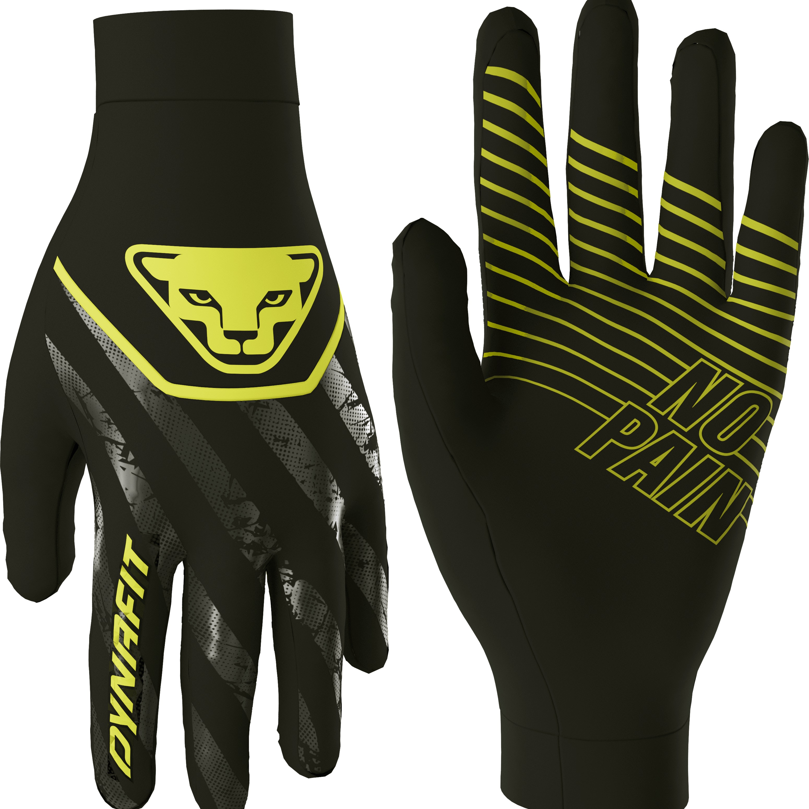 Manusi alergare Dynafit Trail Reflective-Negru/Lime-S