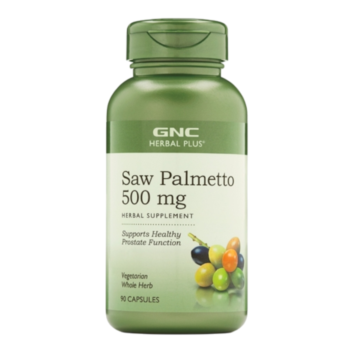 GNC Herbal Plus Saw Palmetto 500 mg, Extract din Palmier Pitic, 90 cps