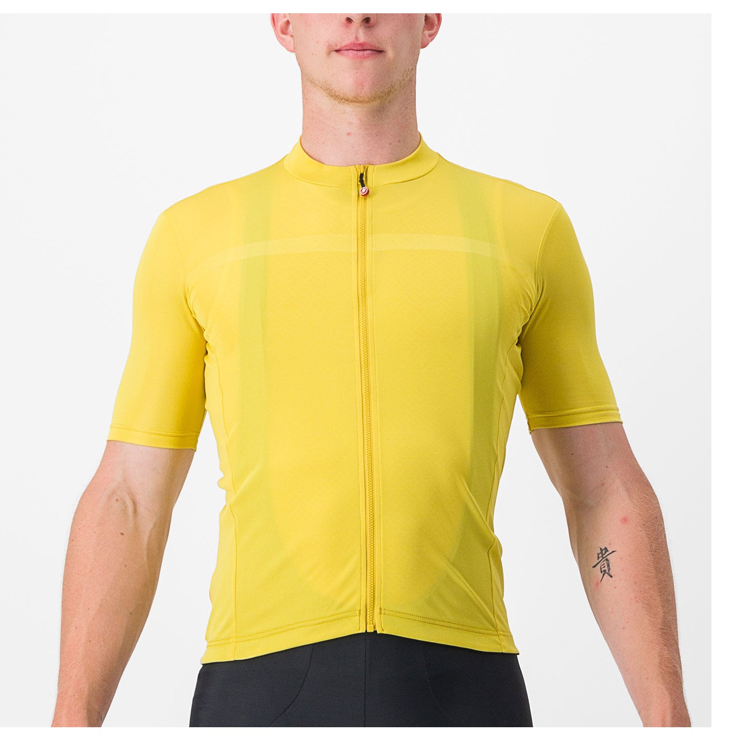 Tricou Cu Maneca Scurta Castelli Classifica Galben