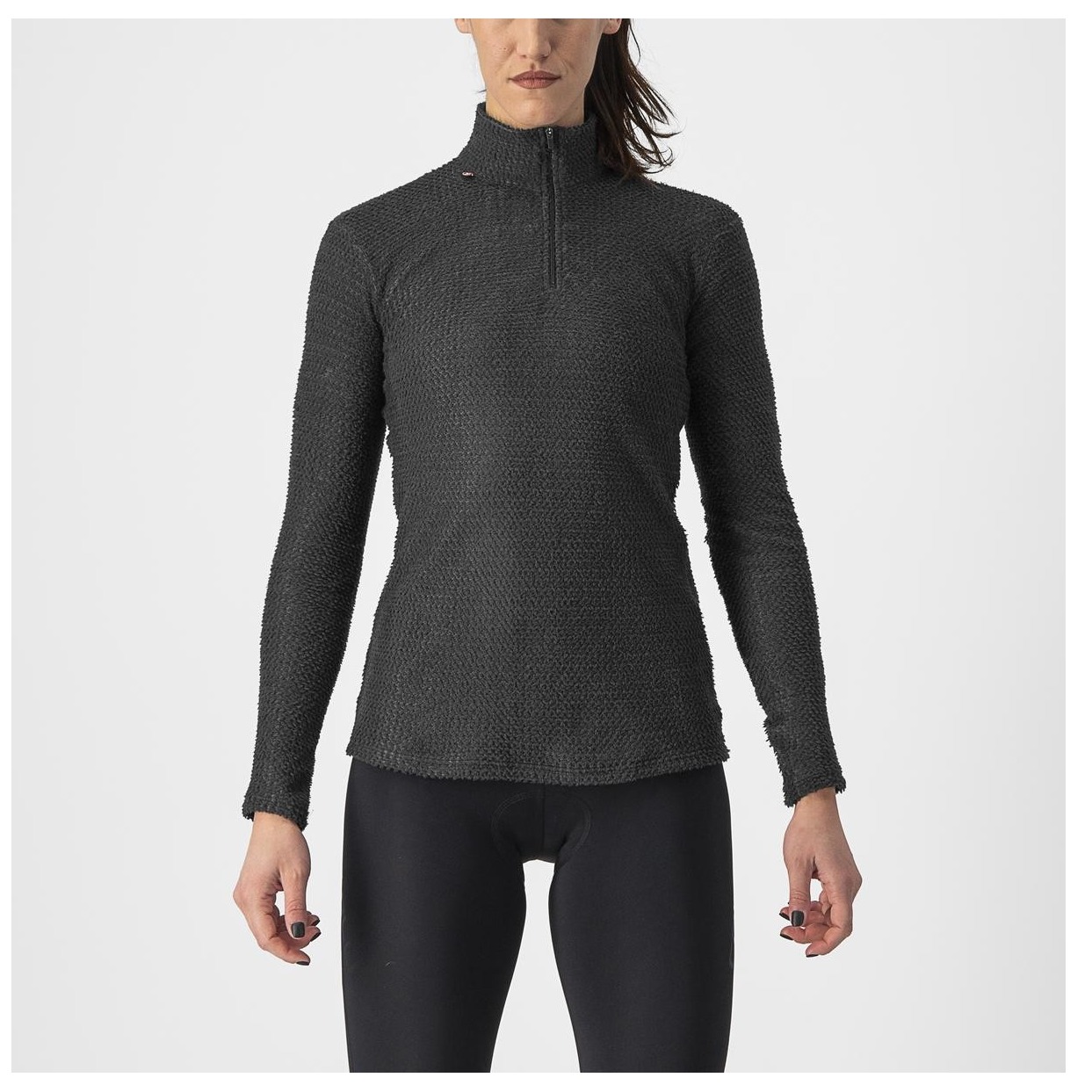 Bluza Cu Maneca Lunga Castelli Cold Days W 2Nd Layer Negru