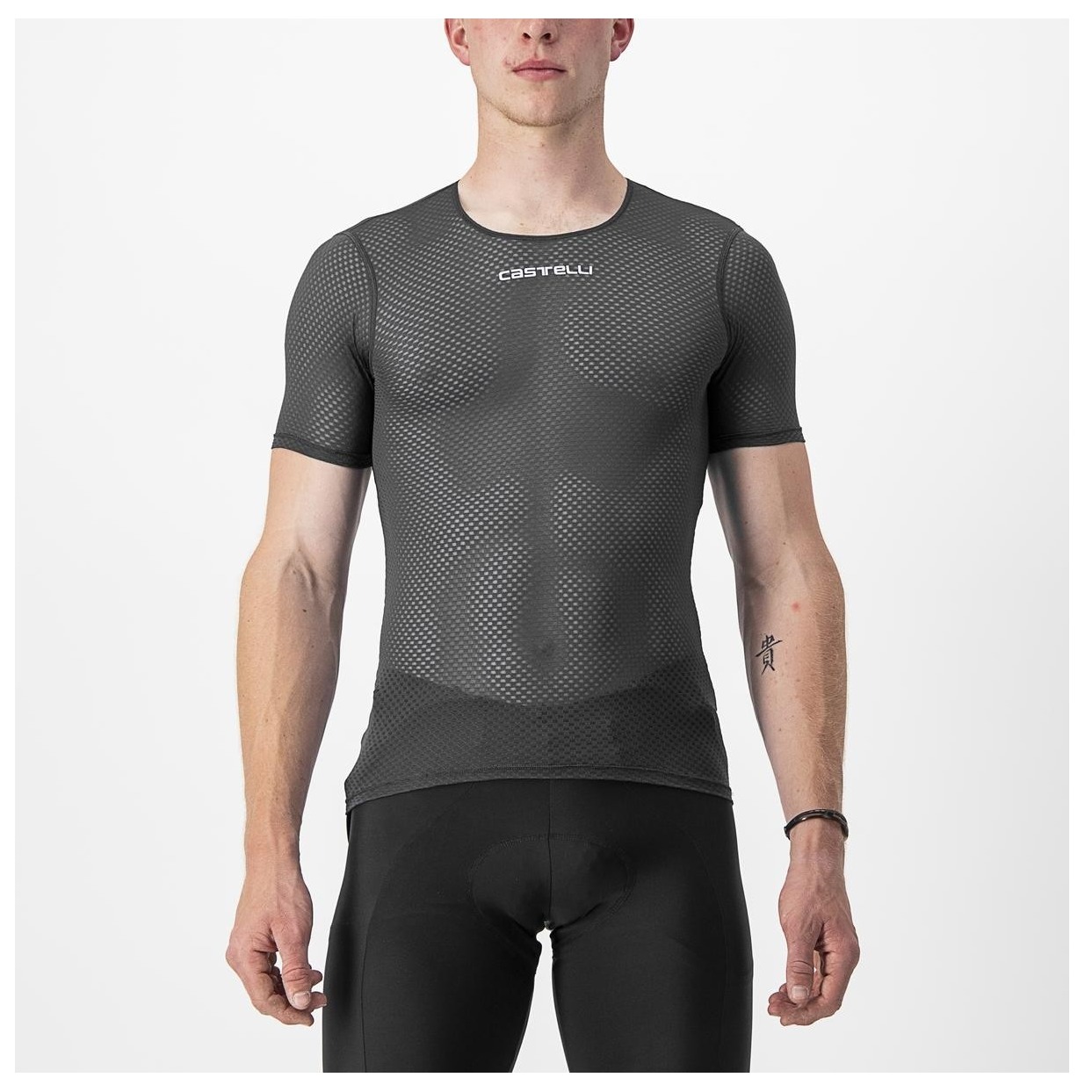 Bluza De Corp Cu Maneca Scurta Castelli Pro Mesh 2.0 Ss Negru