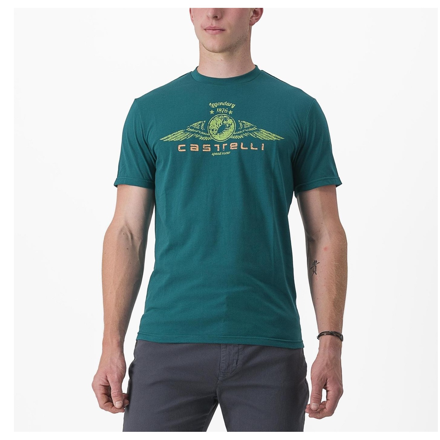 Tricou Casual Castelli Armando 2 Tee Turcoaz