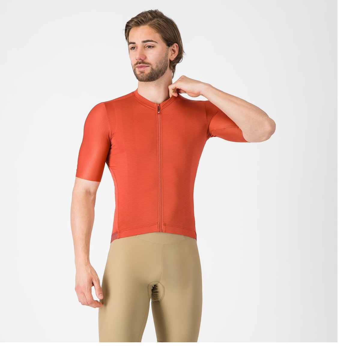 Tricou Cu Maneca Scurta Castelli Espresso 2 Pentru Barbati Paprika