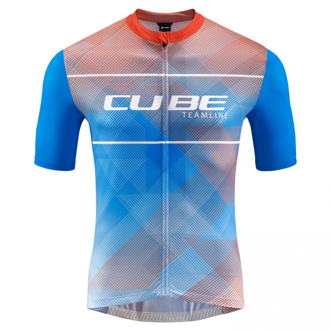 Tricou Cube Teamline Cmpt S/S White/Blue/Red
