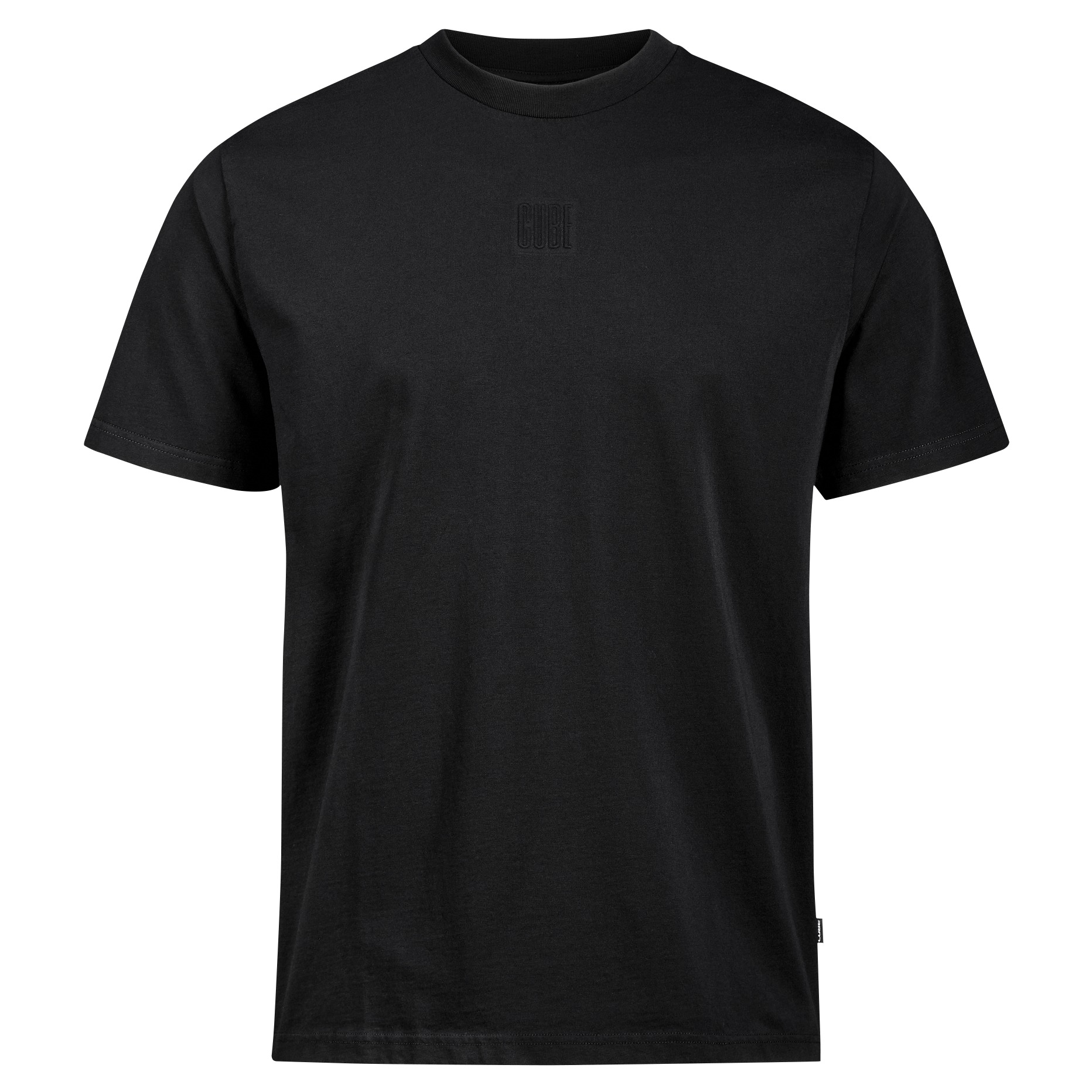 Tricou Cube Organic T-Shirt Embossed Gty Fit Black
