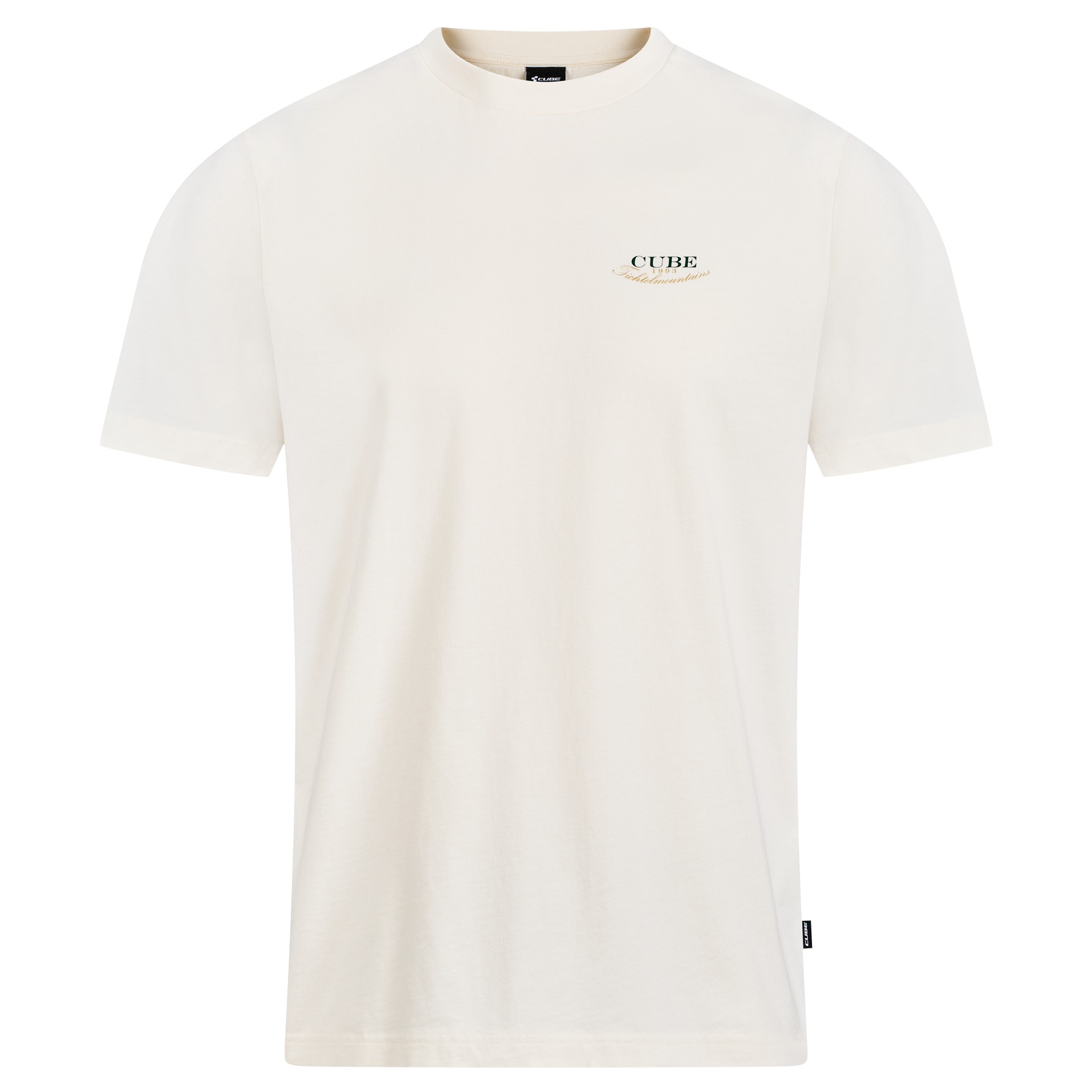 Tricou Cube Organic T-Shirt Club Dropshoulder White