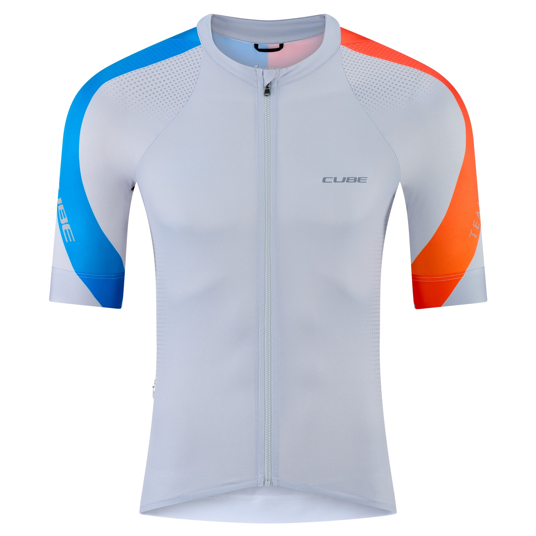 Tricou Cube Road/Xc Teamline S/S Light Grey