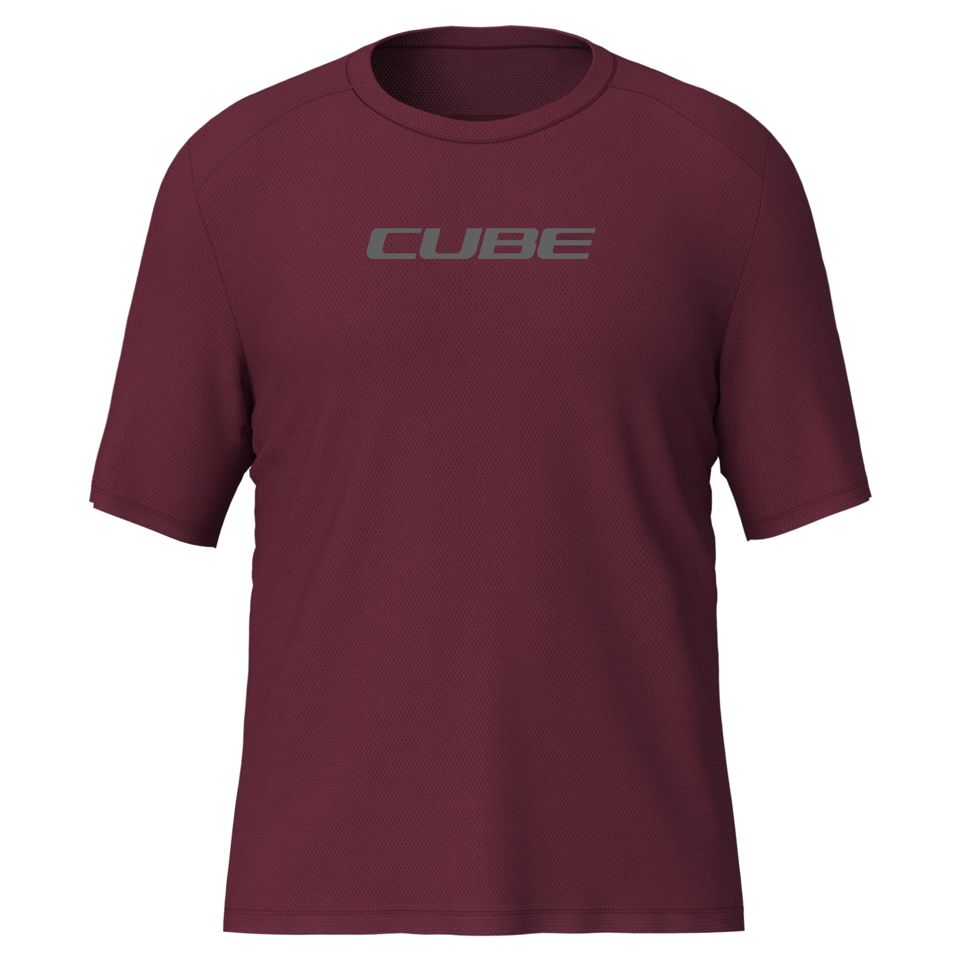 Tricou Cube Functional Shirt S/S Bordeaux