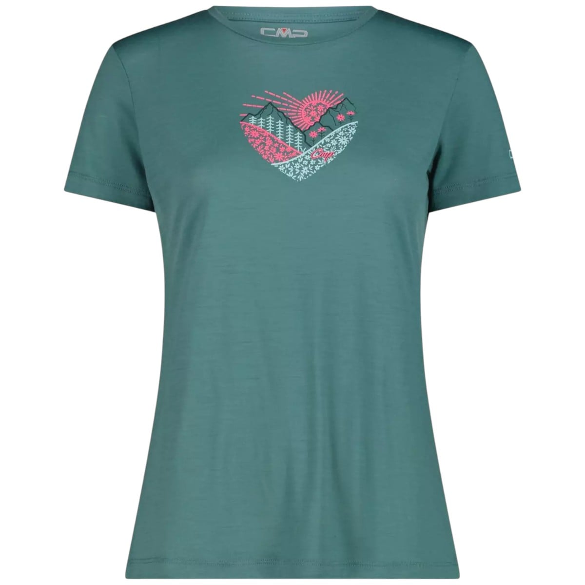 Tricou dama CMP 32T7166 SS 2025-Turcoaz-XXS