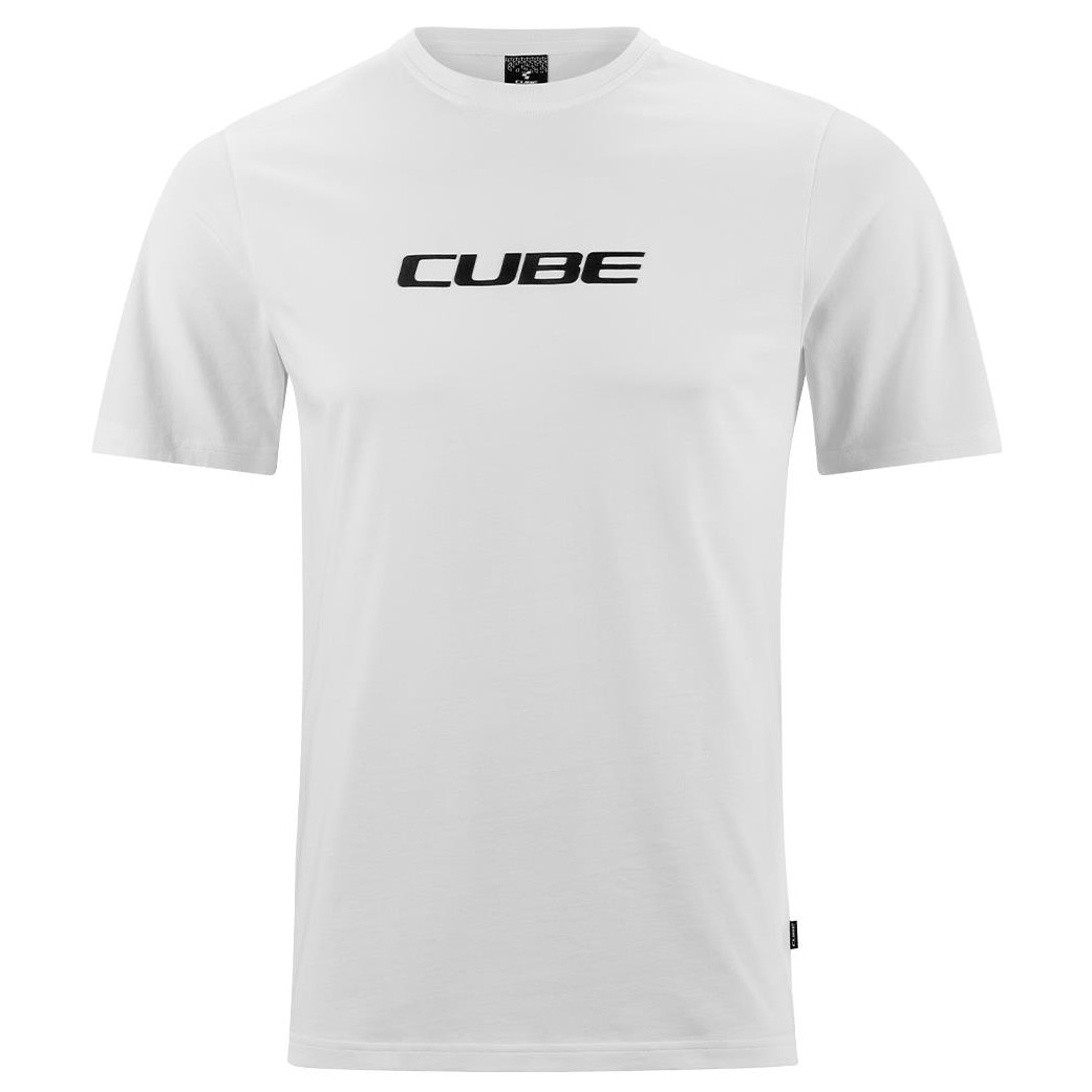 Tricou Cube Organic T-Shirt Classic Logo White/Black