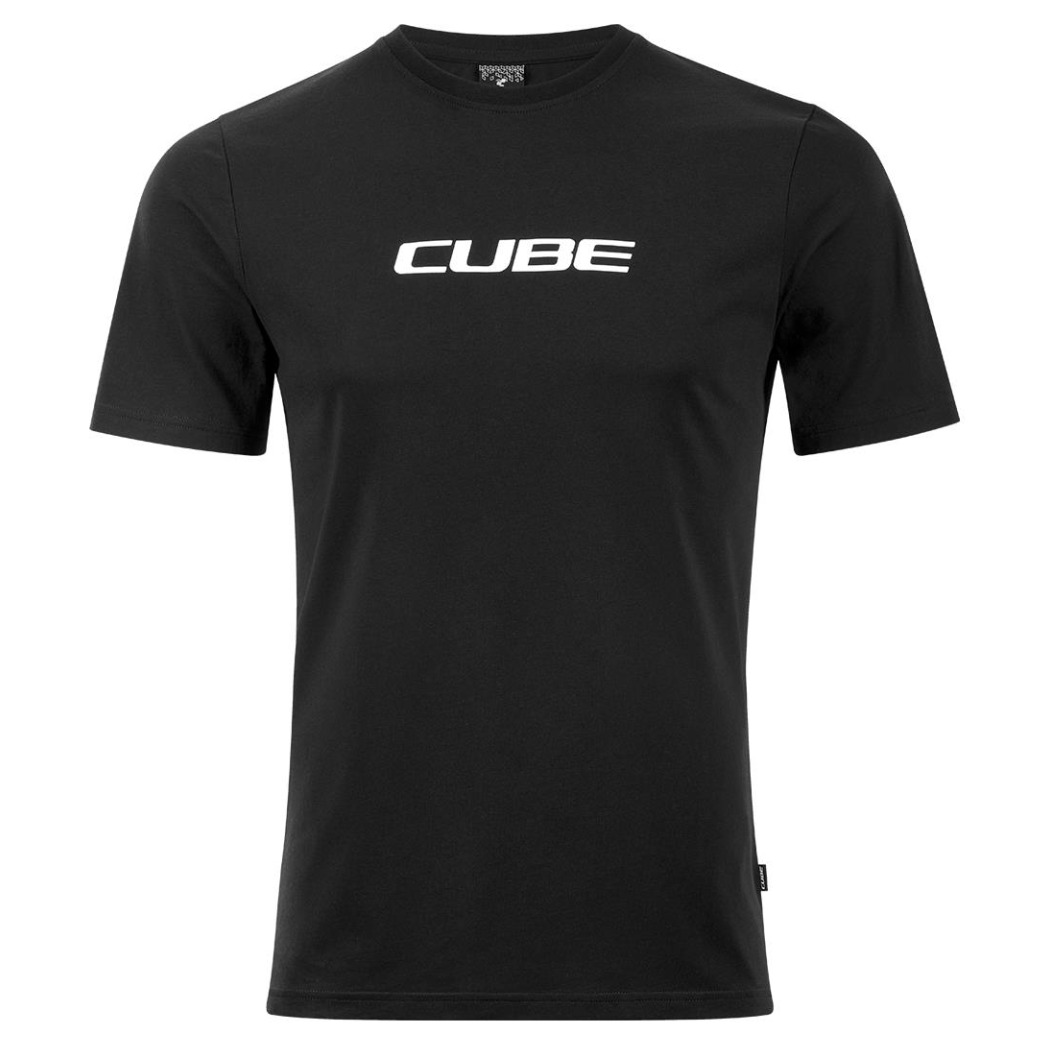 Tricou Cube Organic T-Shirt Classic Logo Black/White