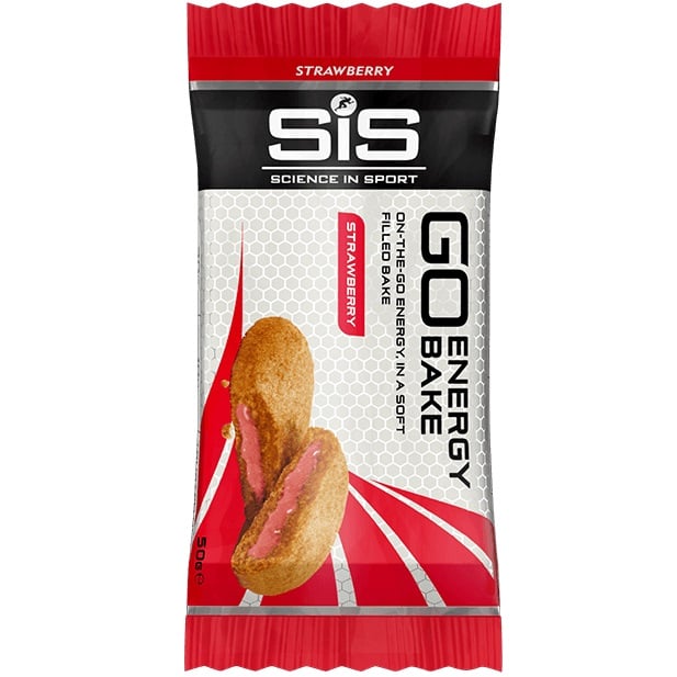 Prajitura energizanta SiS Go Energy Bake Aroma de Capsuni, 50g