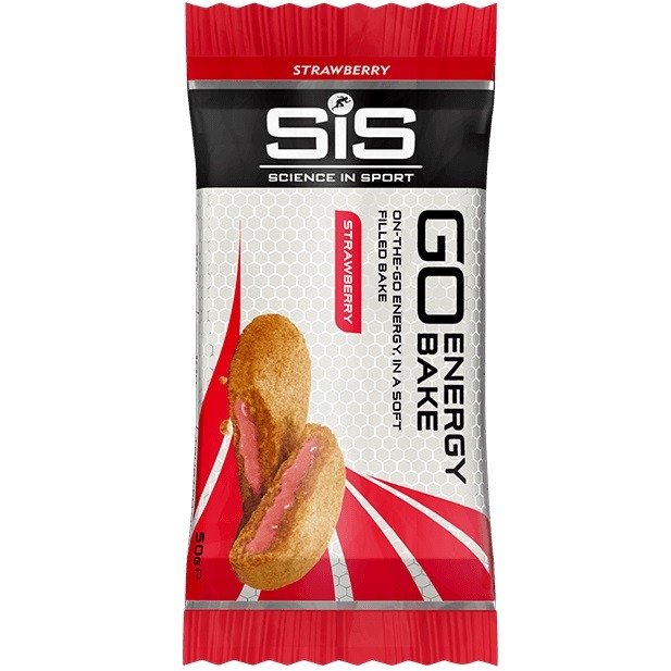 Prajitura energizanta SiS Go Energy Bake cu Aroma de Capsuni, 50g