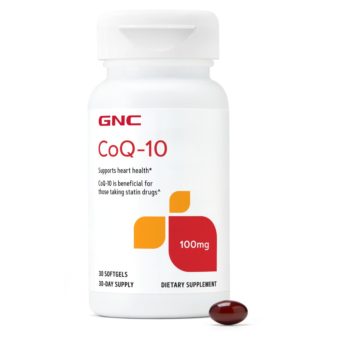 Coenzima q-10 naturala 100 MG GNC Coq-10 100 Mg 30 capsule gelatinoase