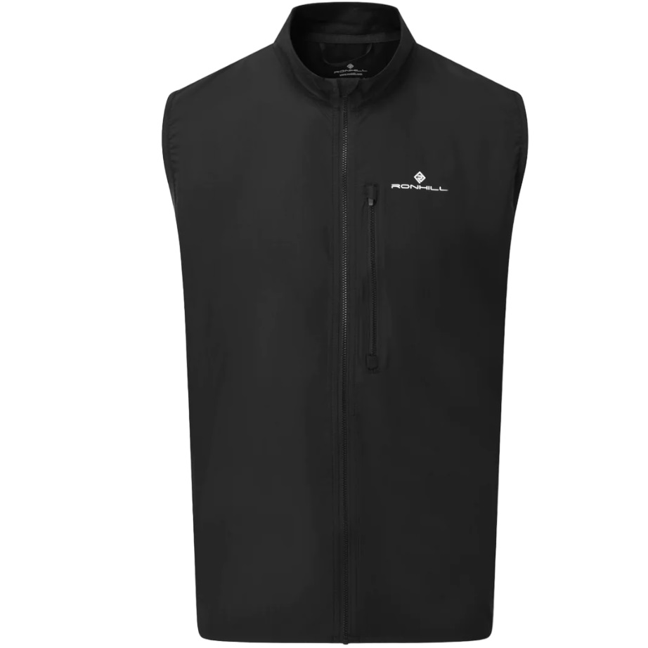Vesta alergare barbati Ronhill Core-Negru-S