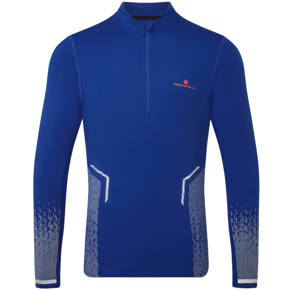 Bluza alergare barbati Ronhill Tech Reflect 1/2 Zip FW 2024-Albastru-S