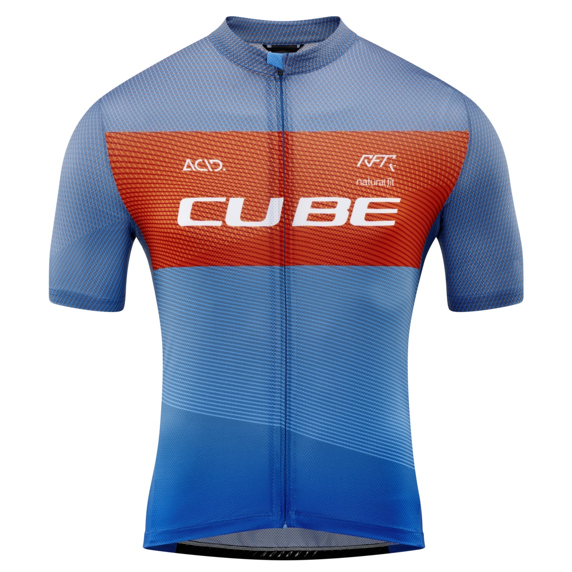 Tricou Cube Teamline Jersey Cmpt S/S Blue Red Grey