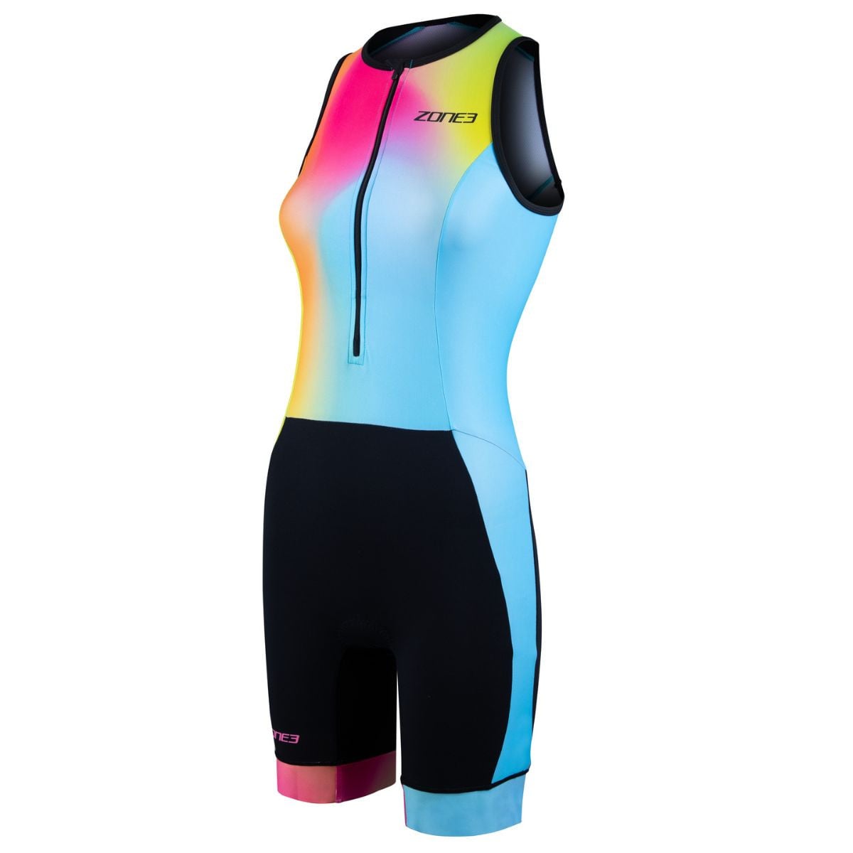 Costum triatlon dama Zone3 Activate+ Sleeveless SS 2025-Multicolor-S