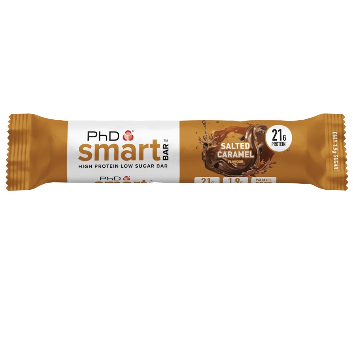 Baton proteic PhD Smart Bar Aroma de Caramel sarat, 64g