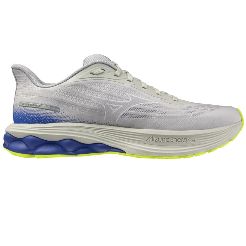 Pantofi alergare barbati Mizuno Wave Skyrise 7 SS 2026-Alb/Albastru-42