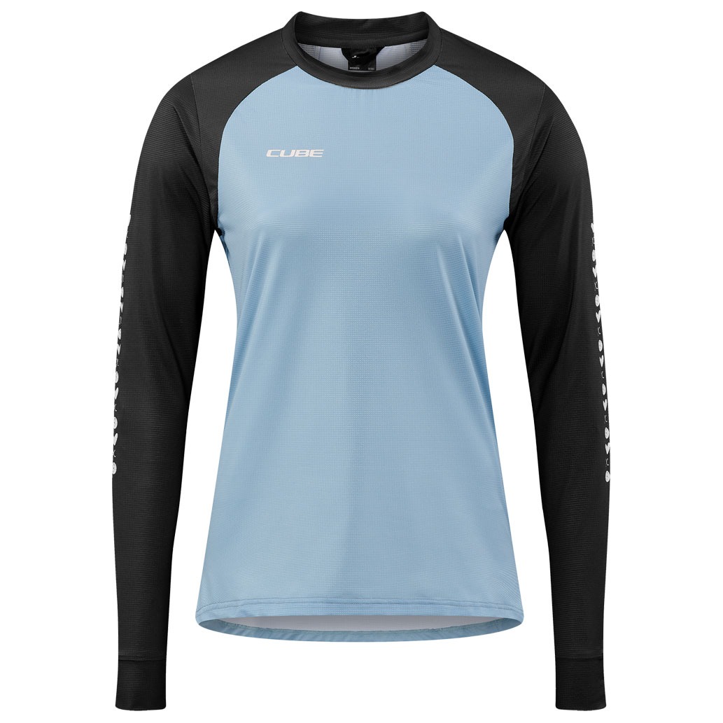 Tricou Cube Atx Ws Round Neck L/S Black/Blue