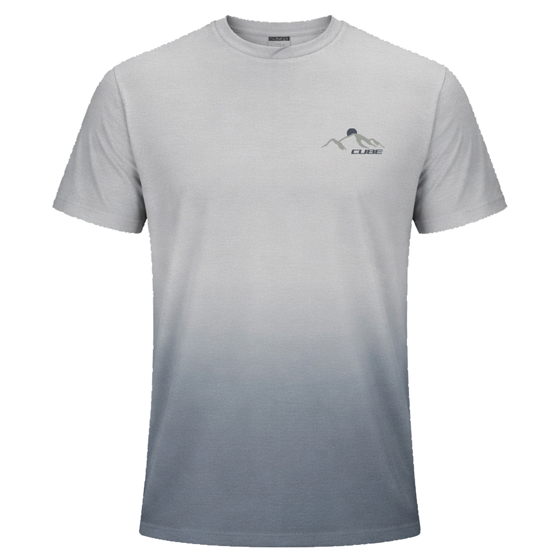 Tricou Cube Mtb Round Neck Soft Touch Grey